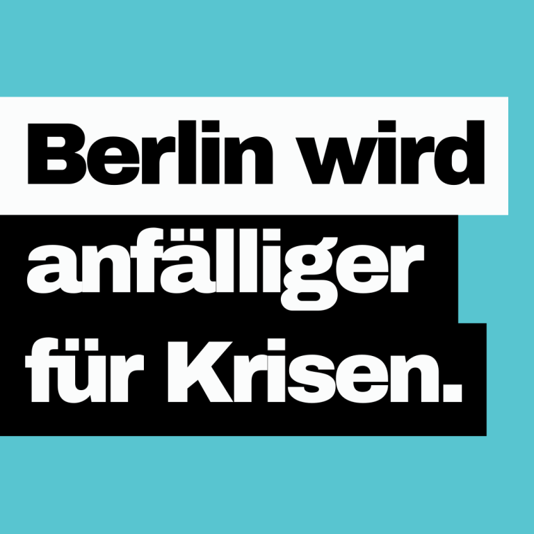 Kampagnenmotiv zur CDU Berlin: Kritik am Krisenmanagement während des Stromausfalls und an Kai Wegners öffentlichem Auftreten